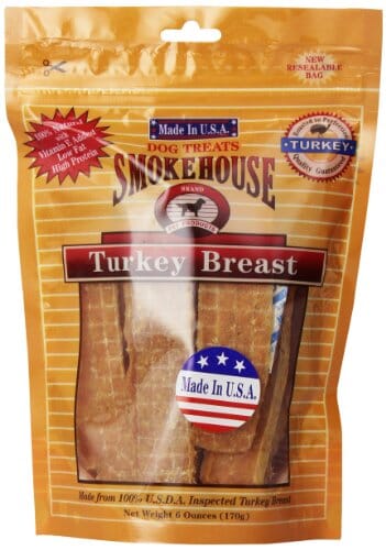 Smokehouse USA Turkey Breast Natural Dog Chews - Turkey - 6 Oz  