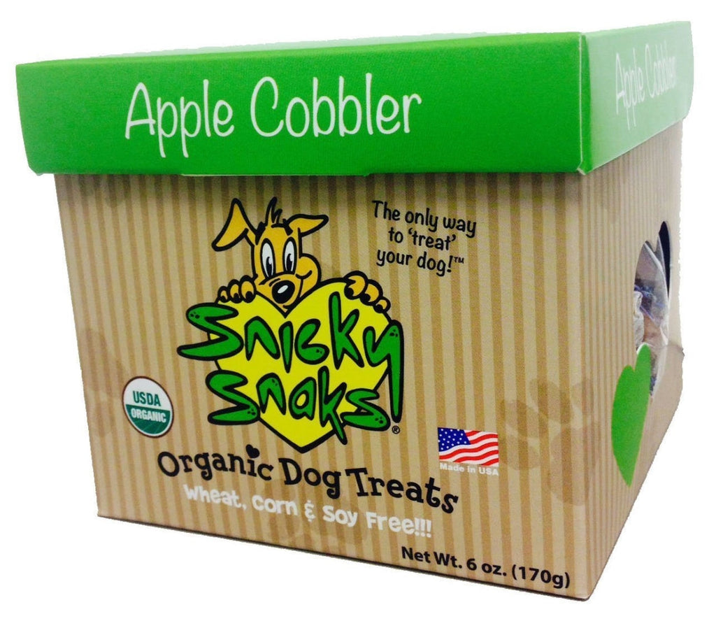Snicky Snaks Organic Apple Cobbler Dog Biscuits - 12 lbs  
