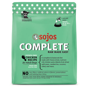 Sojos Freeze-Dried Dog Food Complete Adult Chicken - 1.75 lbs