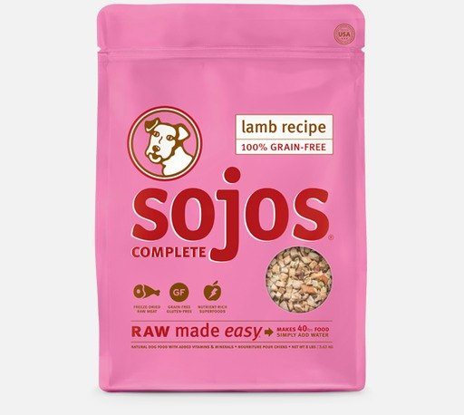 Sojos Freeze-Dried Dog Food Complete Adult Lamb - 4 Oz