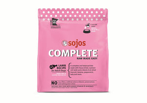 Sojos Freeze-Dried Dog Food Complete Adult Lamb - 7 lbs