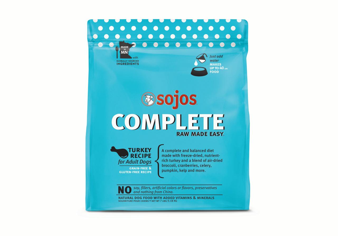 Sojos Freeze-Dried Dog Food Complete Adult Turkey - 7 lbs  