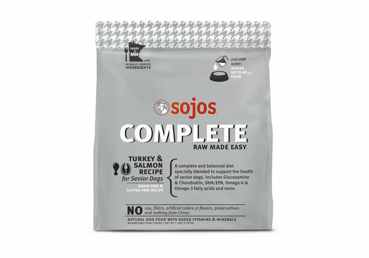 Sojos Freeze-Dried Dog Food Complete Senior Turkey - 7 lbs  