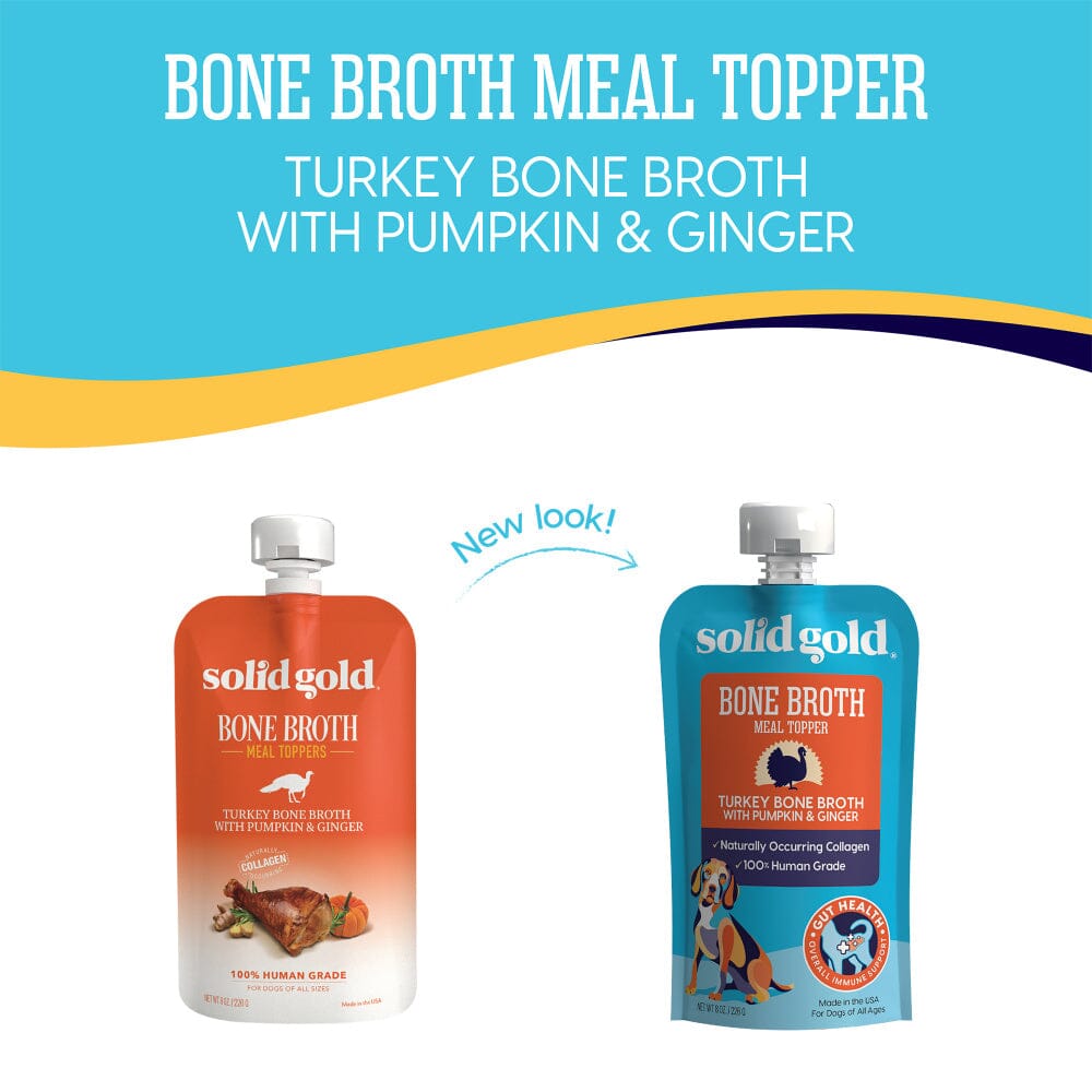 Solid Gold Bone Broth Turkey for Dogs  