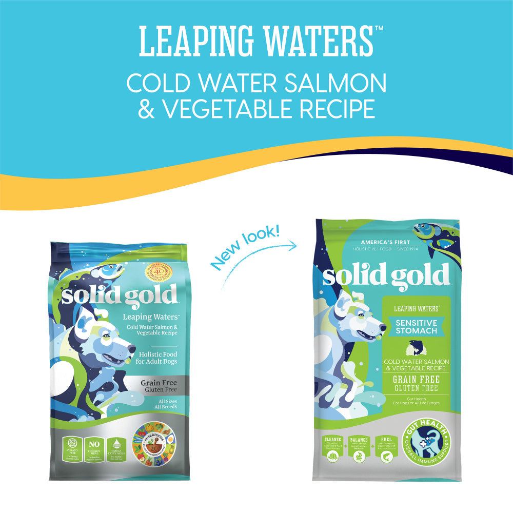 Solid Gold Leaping Waters Adult Cold Water Salmon and Vegetable Recipe Dry Dog Food  