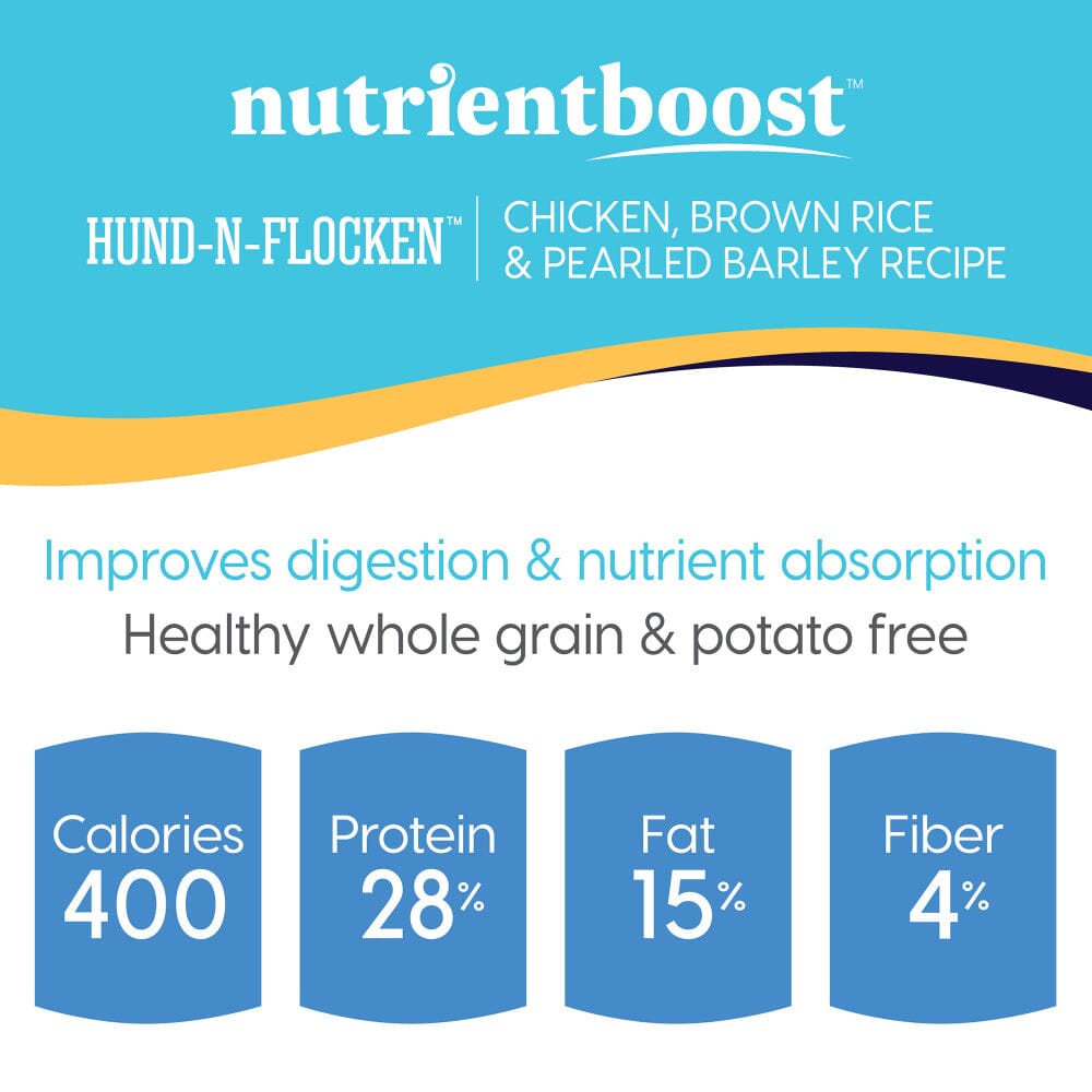 Solid Gold NutrientBoost Hund-N-Flocken with Chicken, Brown Rice & Pearled Barley Dry Dog Food  