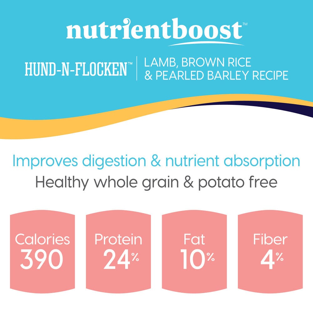 Solid Gold NutrientBoost Hund-N-Flocken with Lamb, Brown Rice & Pearled Barley Dry Dog Food  