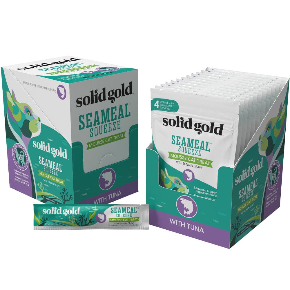 Solid Gold Seameal Squeeze Tuna Grain-Free Cat Treat  