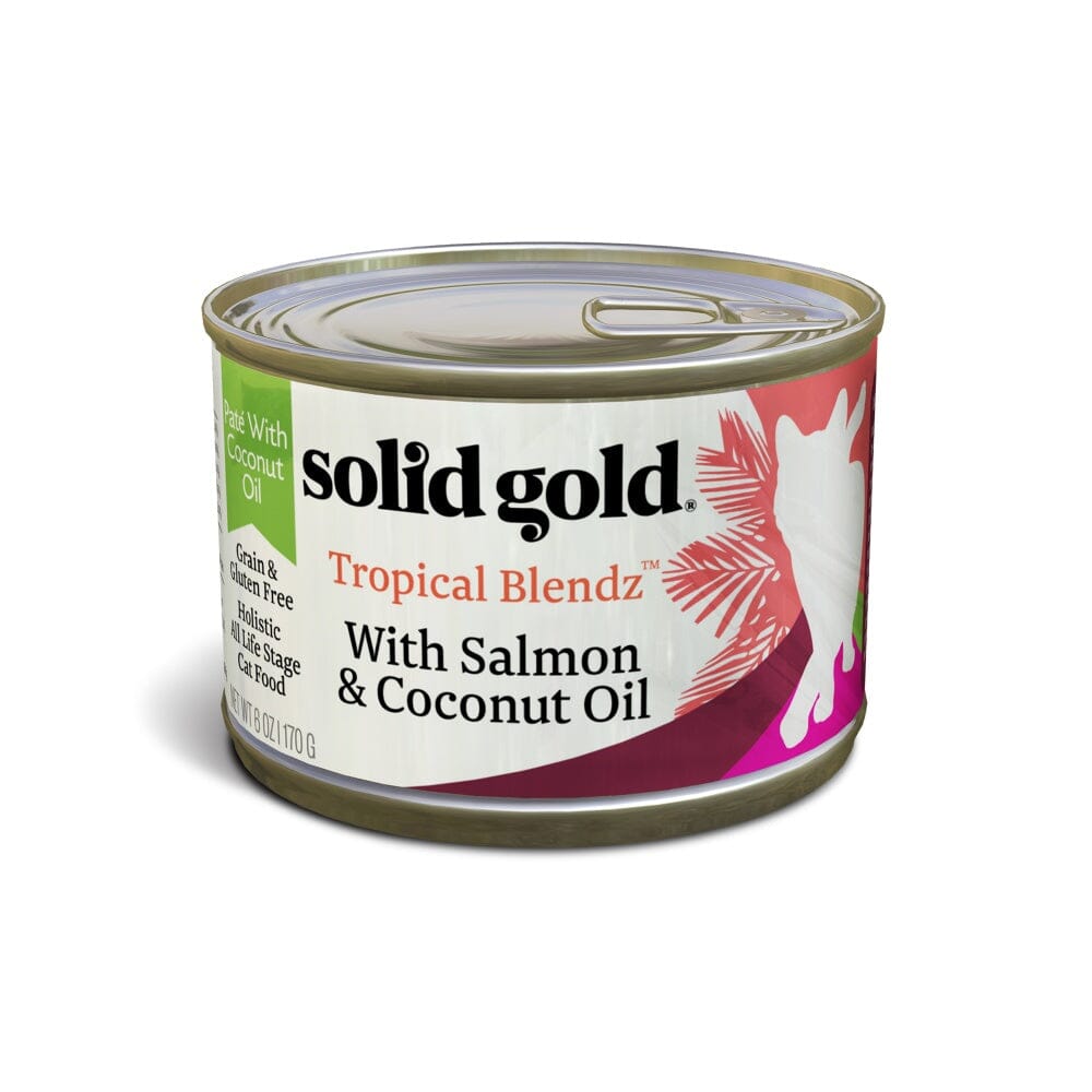 Solid Gold Tropical Blendz Grain Free Pate with Salmon & Coconut Oil Canned Cat Food  