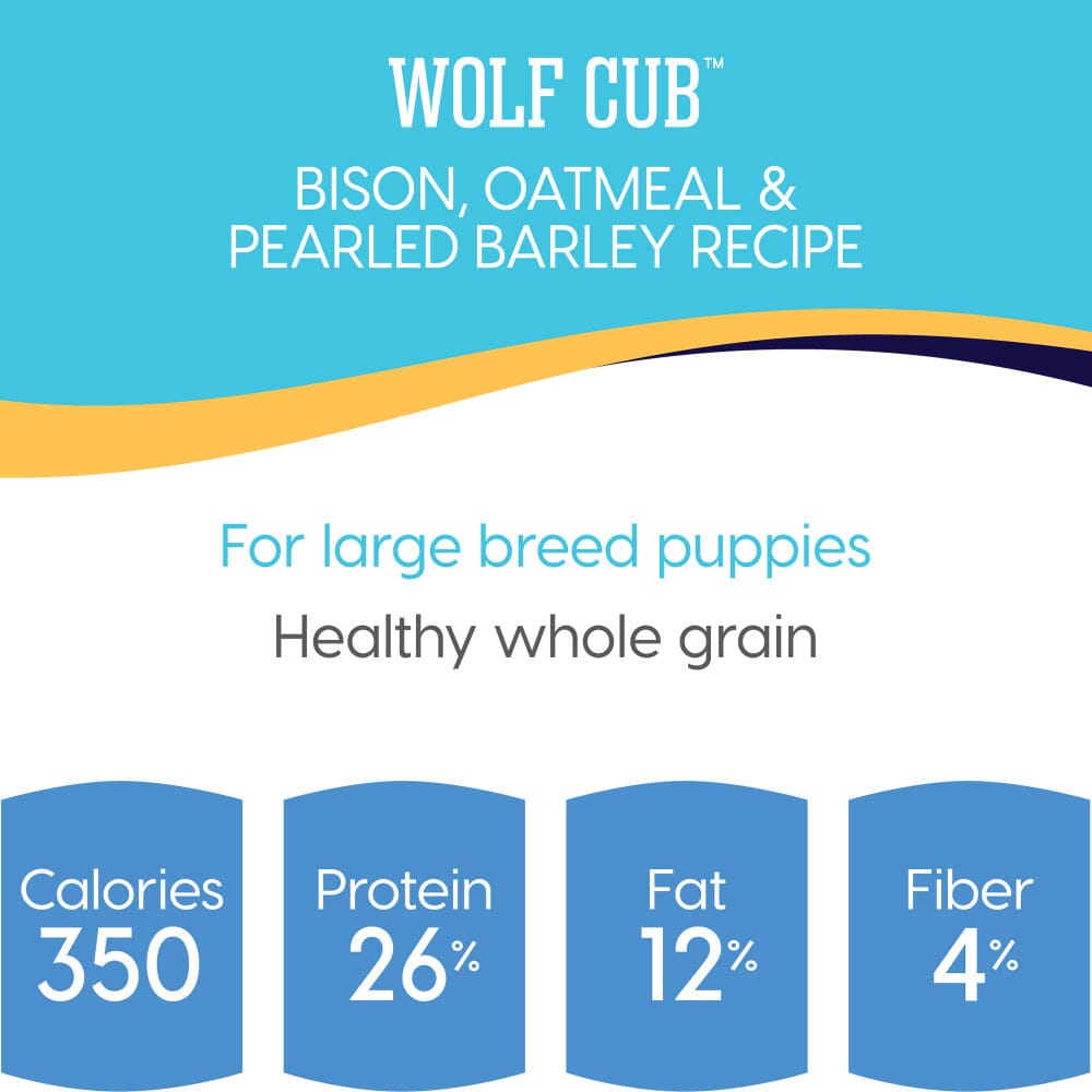 Solid Gold Wolf Cub with Bison Dry Puppy Food  