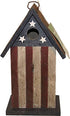 Songbird Essentials Americana Bird House - Red/White/Blue - 12 X 4.5 X 5.8 In  