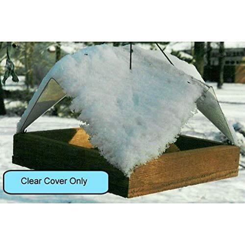 Songbird Essentials Clear Cover for Platform Feeders Wild Bird Accessories - Clear - 12 X 12 In  