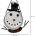 Songbird Essentials Mesh Snowman Wild Bird Feeder - White - 5 Cup Cap  