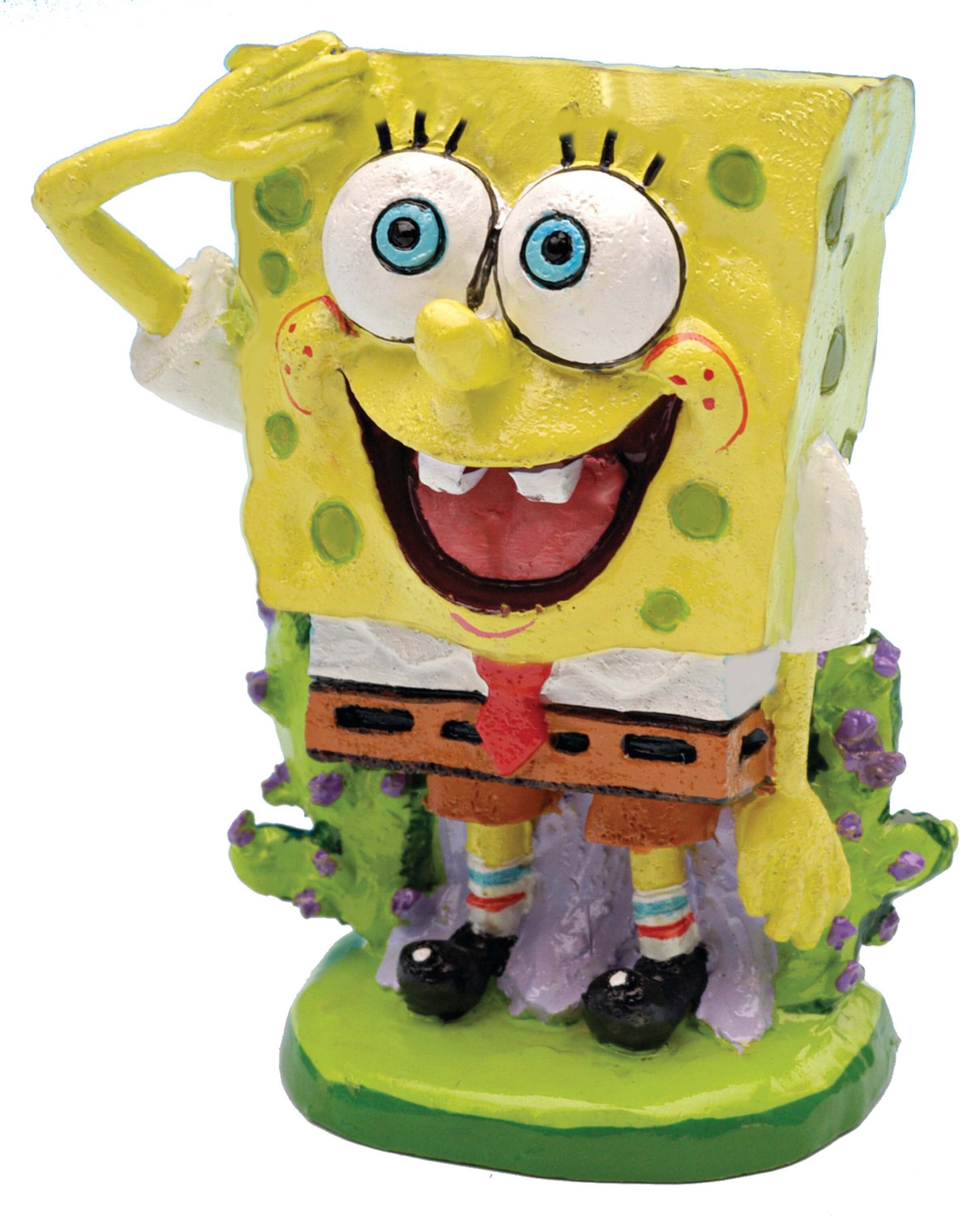 SpongeBob Square Pants Aquarium Ornament Multi-Color - 2 in - Mini  