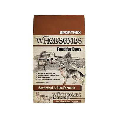 Sportmix Wholesomes Small Dog Adult Beef Meal Rice - 40 lbs  