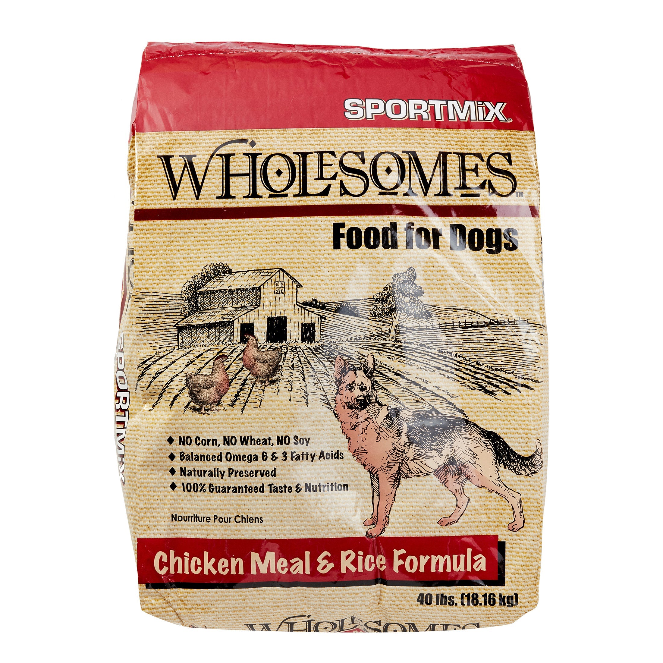 Sportmix Wholesomes Small Dog Adult Chicken Meal Rice - 40 lbs  