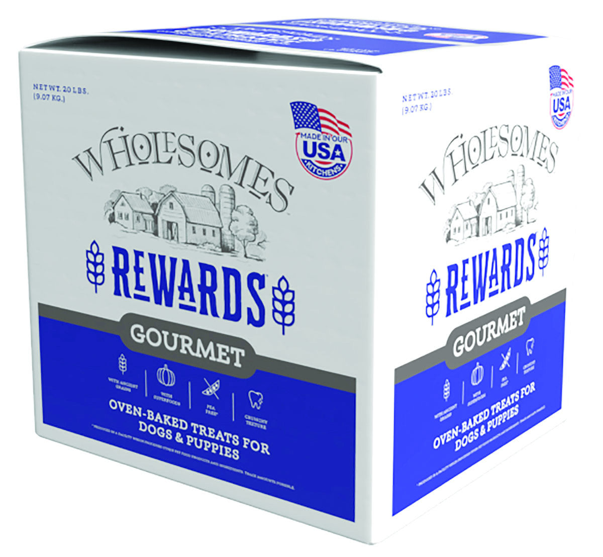 Sportmix Wholesomes Small Dog Biscuits Cheezy Bites - 20 lbs  