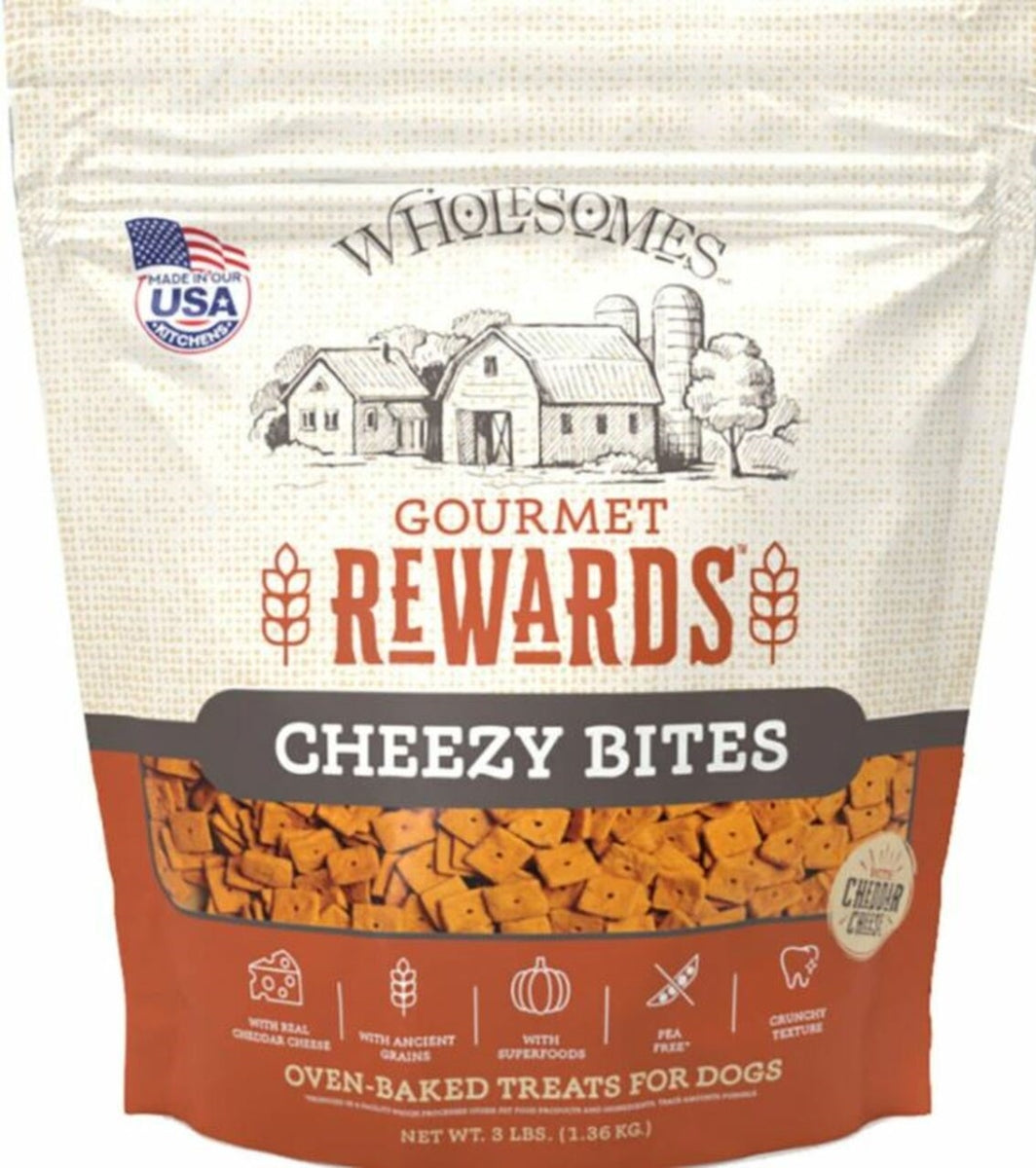 Sportmix Wholesomes Small Dog Biscuits Cheezy Bites - 3 lbs  