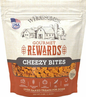 Sportmix Wholesomes Small Dog Biscuits Cheezy Bites - 3 lbs
