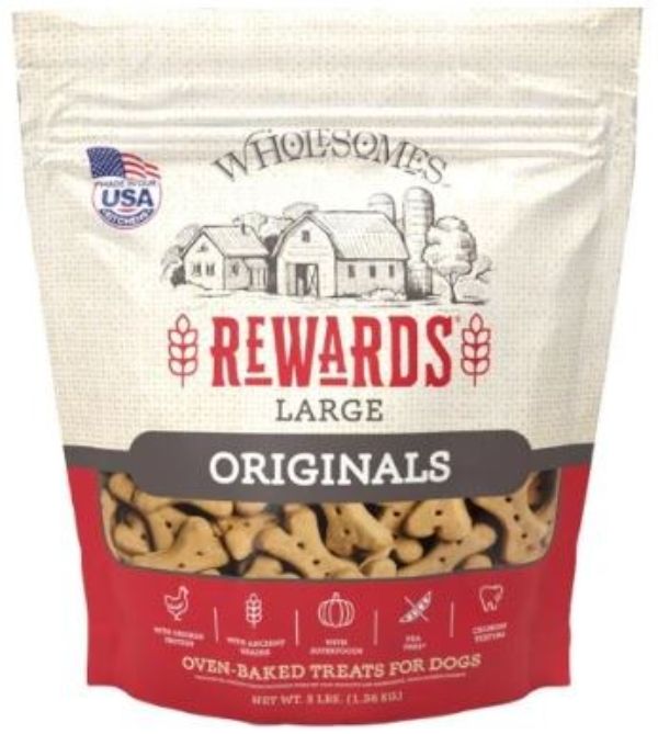 Sportmix Wholesomes Small Dog Biscuits - Large Original - 3 lbs  