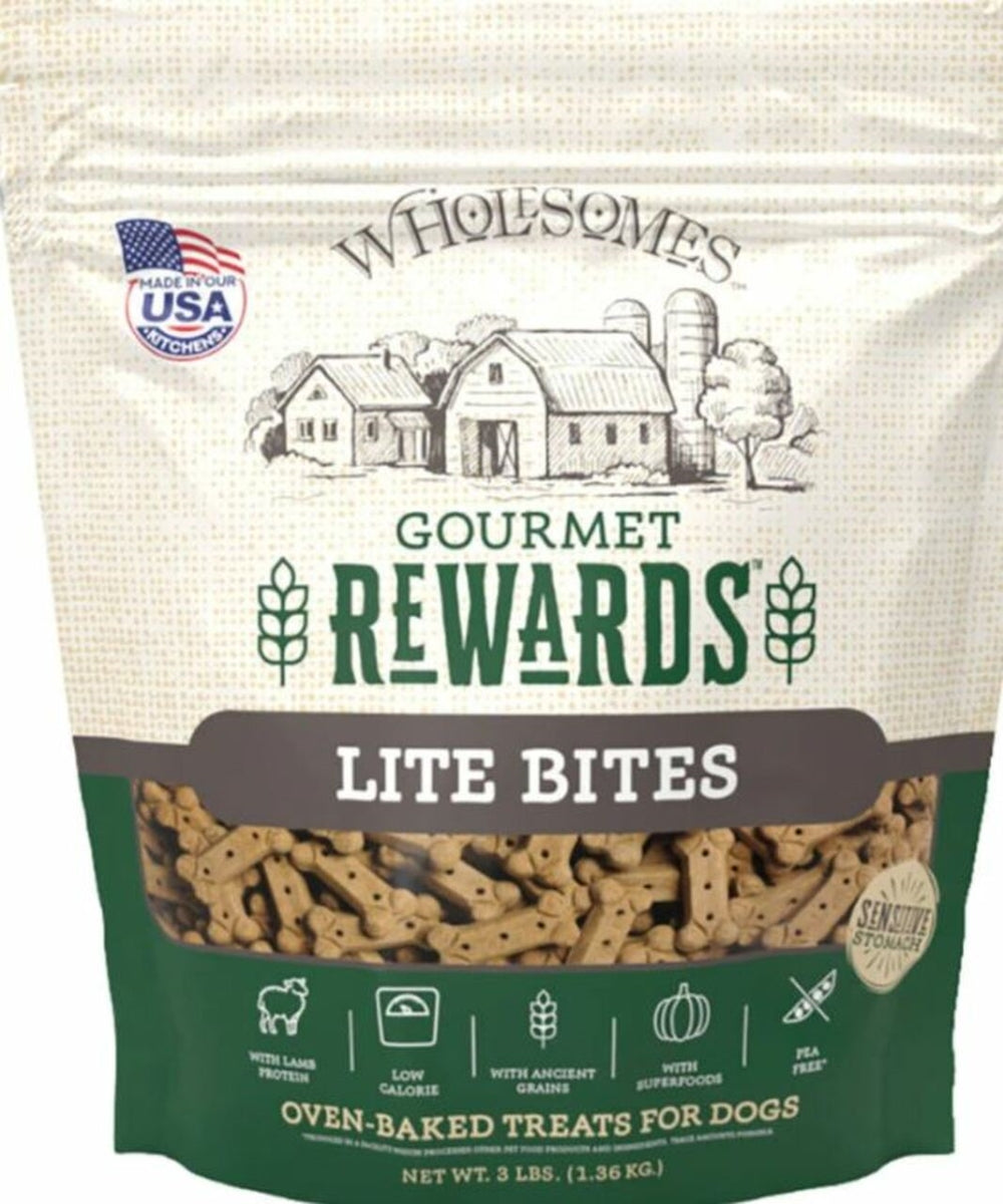 Sportmix Wholesomes Small Dog Biscuits Lite Bites - 3 lbs  