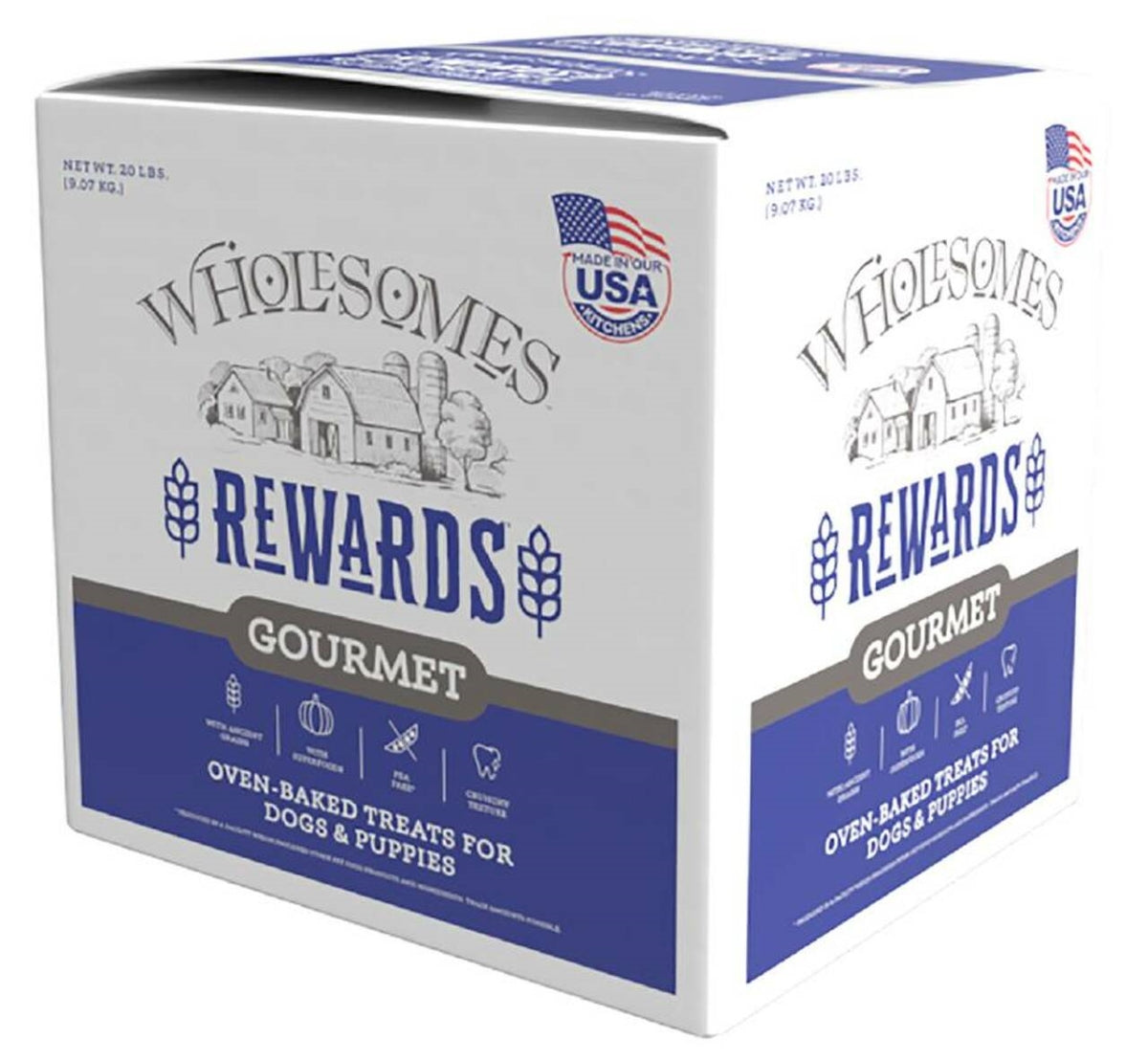Sportmix Wholesomes Small Dog Biscuits Peanutty Bites - 20 lbs  