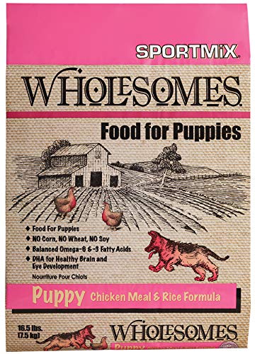 Sportmix Wholesomes Small Dog Puppy Chicken Meal Rice - 16.5 lbs  