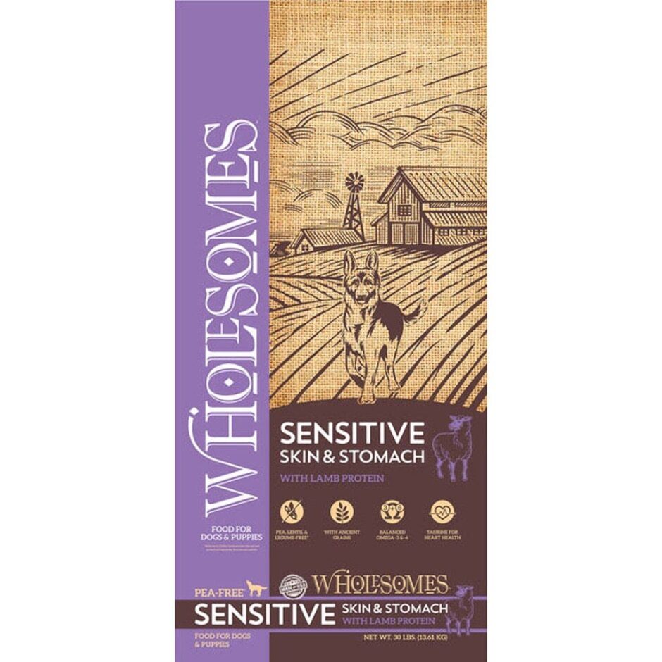 Sportmix Wholesomes Small Dog Sensitive Skin and Stomach Lamb - 30 lbs  