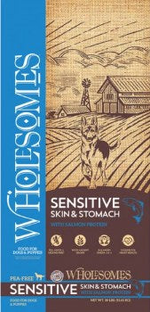 Sportmix Wholesomes Small Dog Sensitive Skin and Stomach Salmon - 30 lbs  