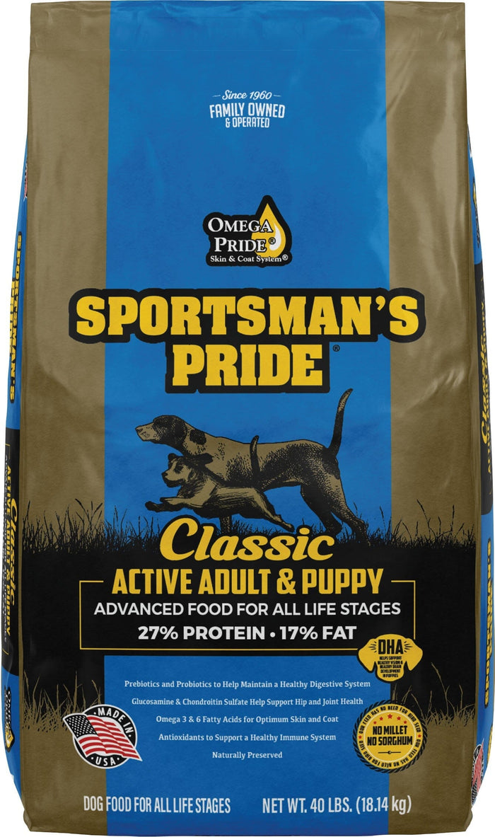 Sportsman's Pride Sportsman's Pride Classic Active Adult & Puppy Dry Dog Food - 40 Lbs