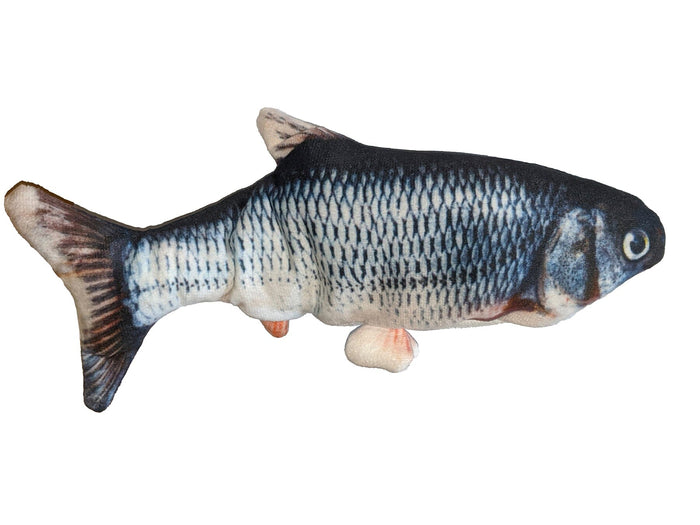 Spot Flippin' Fish Cat Toy Grey/Blue/Tan - 11.5 in