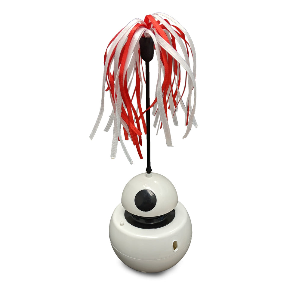 Spot Spin About 2.0 with Sound Electronic Laser Cat Toy White, Red - One Size  