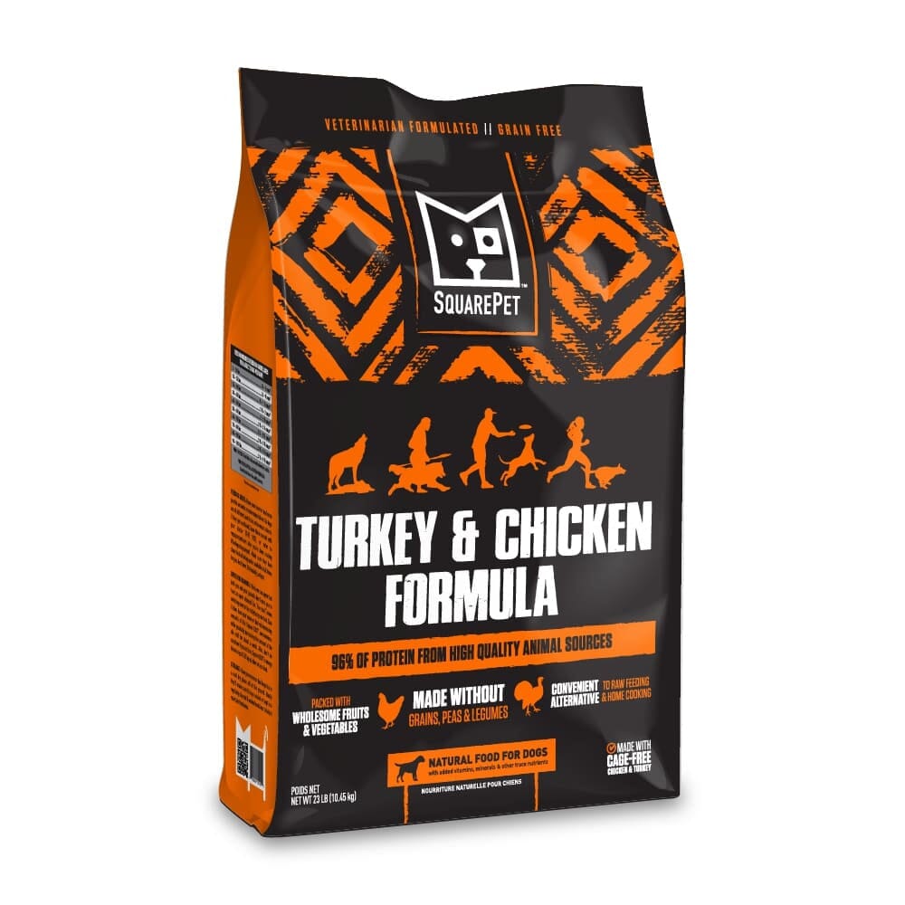 SquarePet Canine Turkey & Chicken Dry Dog Food  