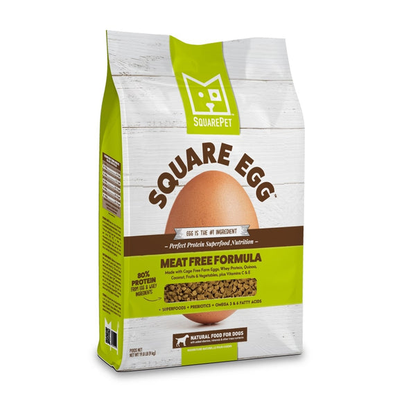 Squarepet Square Egg Canine Meat-Free Dry Dog Food - 19.8 lb Bag