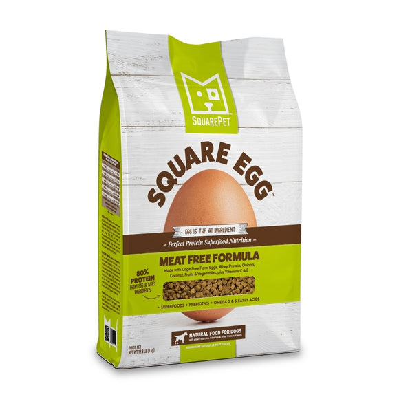 Squarepet Square Egg Canine Meat-Free Dry Dog Food - 4.4 lb Bag  