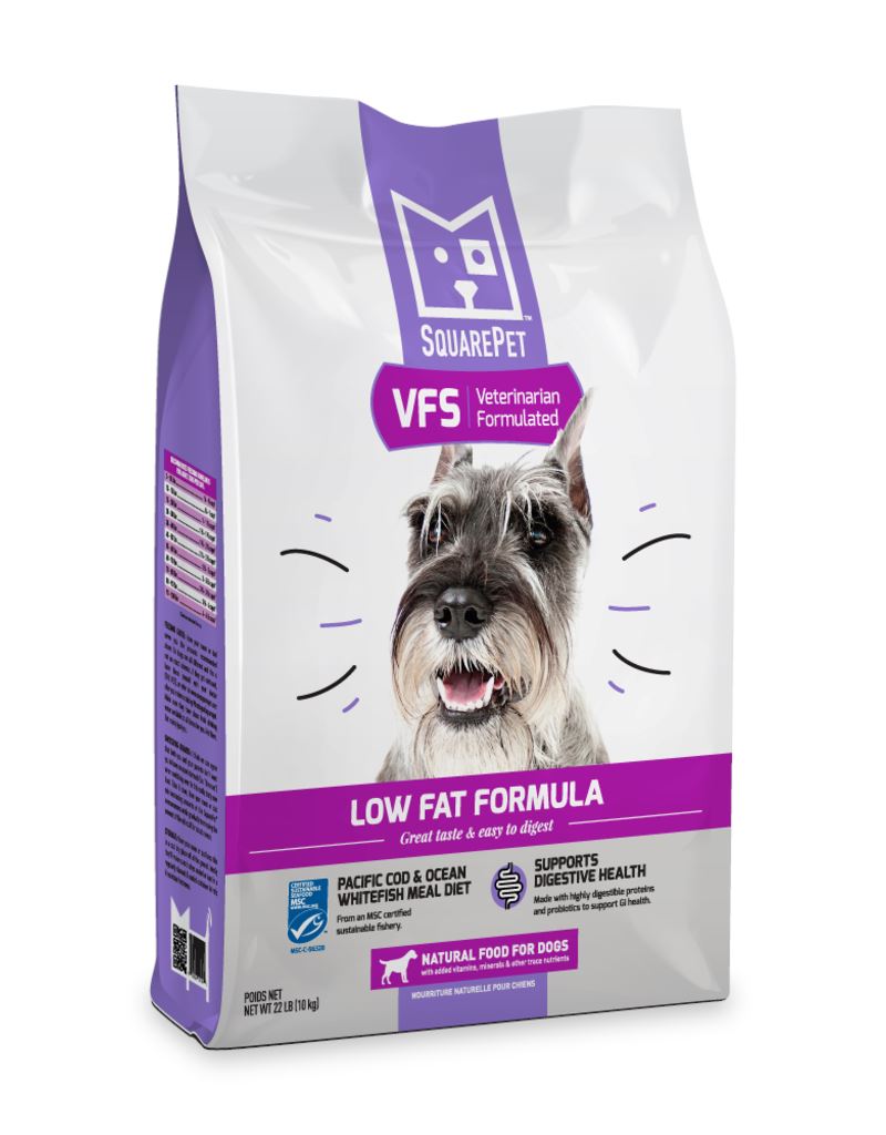Squarepet VFS Canine Low Fat Formula Dry Dog Food - 4.4 lb Bag  