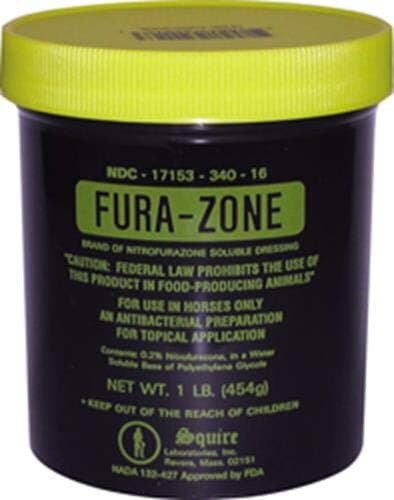 Squire Laboratories Fura-Zone Ointment Veterinary Supplies Ointments & Creams - 1 Lb  