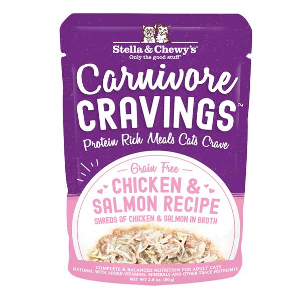 Stella & Chewy's Carnivore Cravings Chicken and Salmon Wet Cat Food - 2.8 Oz - Case of 24  