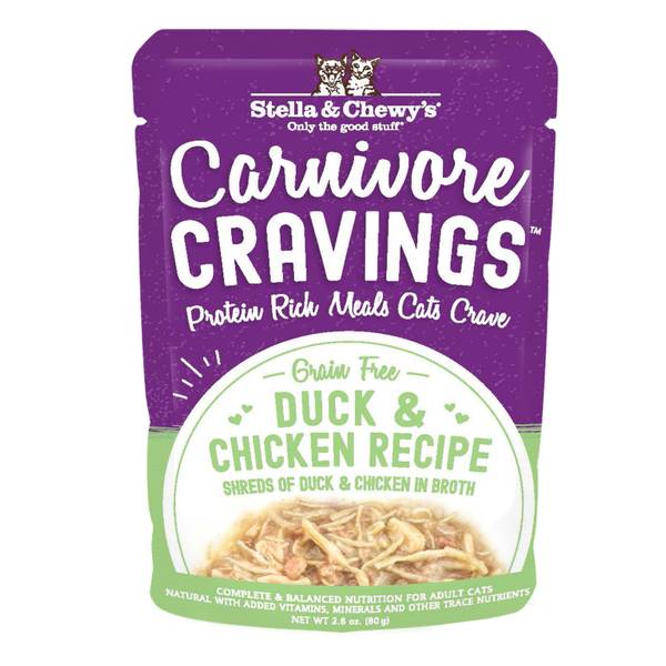 Stella & Chewy's Carnivore Cravings Duck and Chicken Wet Cat Food - 2.8 Oz - Case of 24  