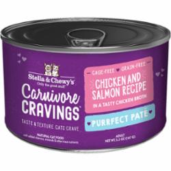 Stella & Chewy's Carnivore Cravings Pate Chicken and Salmon Canned Cat Food - 5.2 Oz - ...
