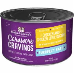 Stella & Chewy's Carnivore Cravings Pate Chicken Liver Canned Cat Food - 5.2 Oz - Case of 24  