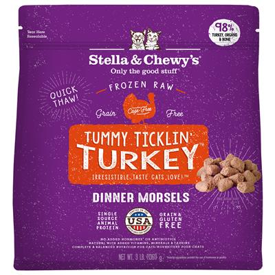 Stella & Chewy's Cat Frozen Dinner Morsels Turkey - 3 lbs  