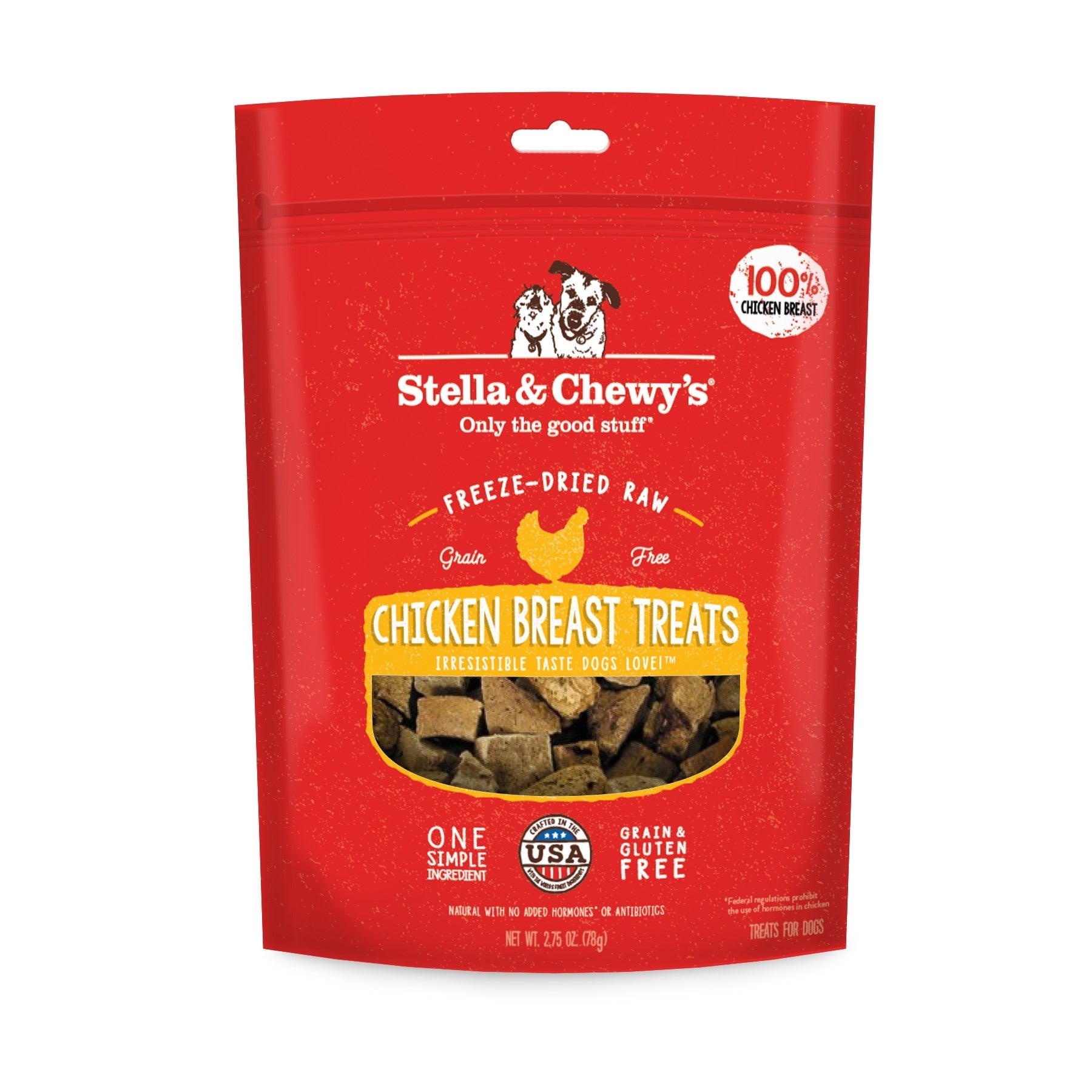 Stella & Chewy's Chicken Breast Freeze Dried Dog Treats - 2.75 Oz  