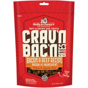 Stella & Chewy's Cravin' Bacon Bites Beef Chewy Dog Treats - 8.25 Oz  