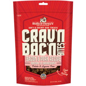 Stella & Chewy's Cravin' Bacon Bites Pork Chewy Dog Treats - 8.25 Oz  