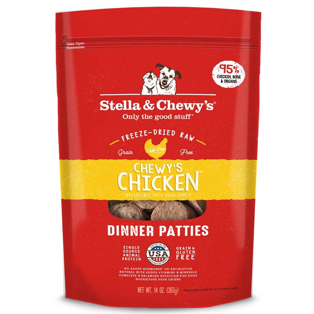 Stella & Chewy's Dinner Patties Chicken Freeze-Dried Dog Food - 25 Oz  