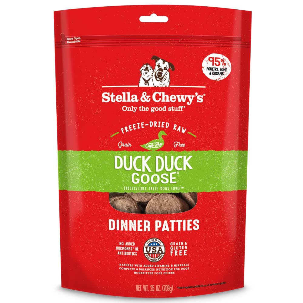 Stella & Chewy's Dinner Patties Duck Freeze-Dried Dog Food - 25 Oz  