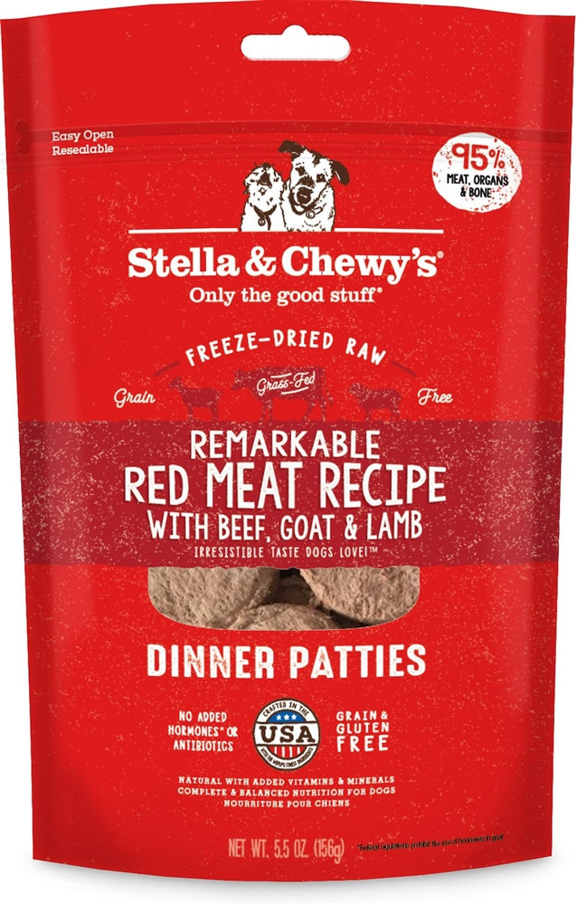 Stella & Chewy's Dinner Red Meat Freeze-Dried Dog Food - 14 Oz  