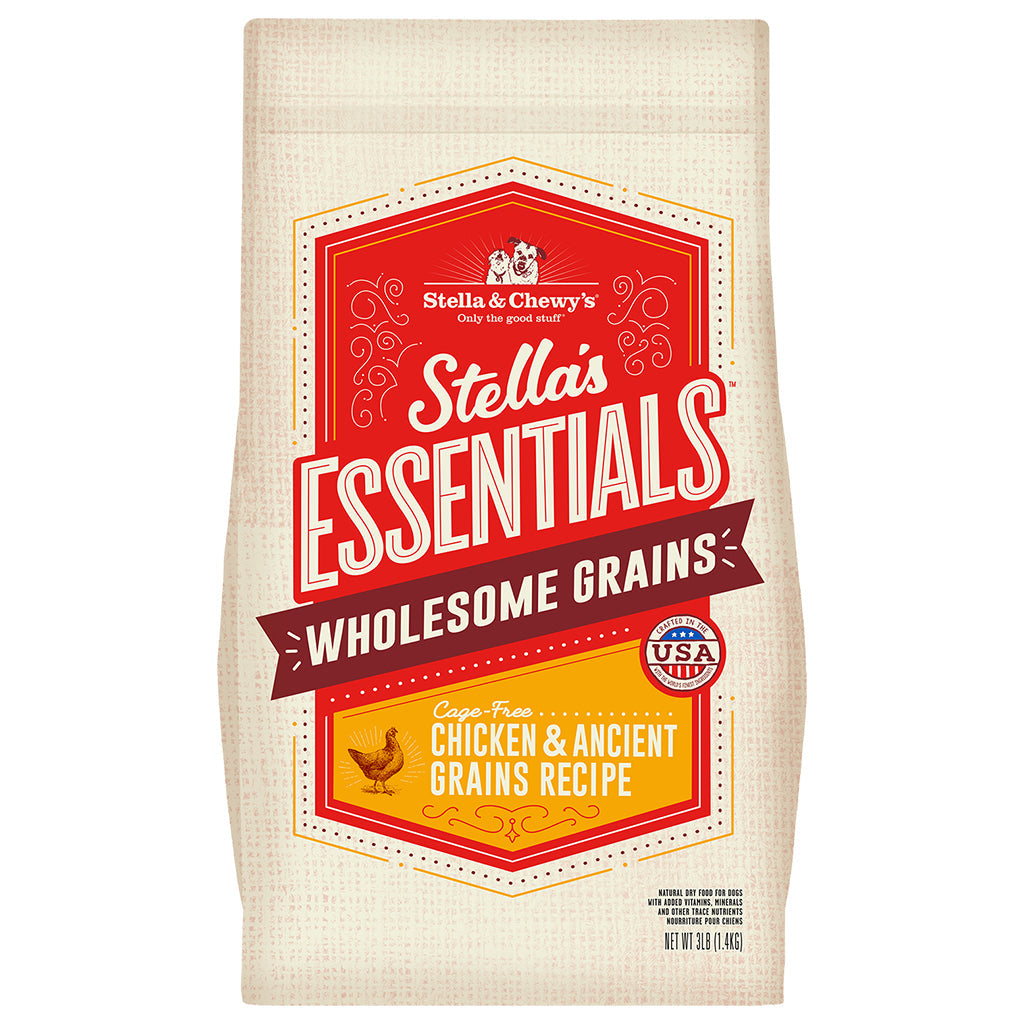 Stella & Chewy's Essentials Chicken Ancient Grain Dry Dog Food - 3 lbs  