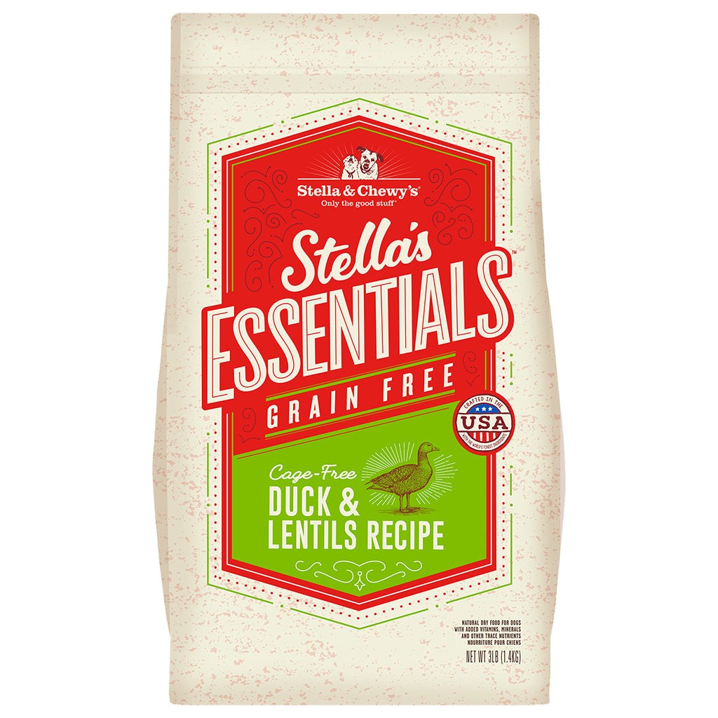 Stella & Chewy's Essentials Coastal Grain-Free Duck Dry Dog Food - 3 lbs  